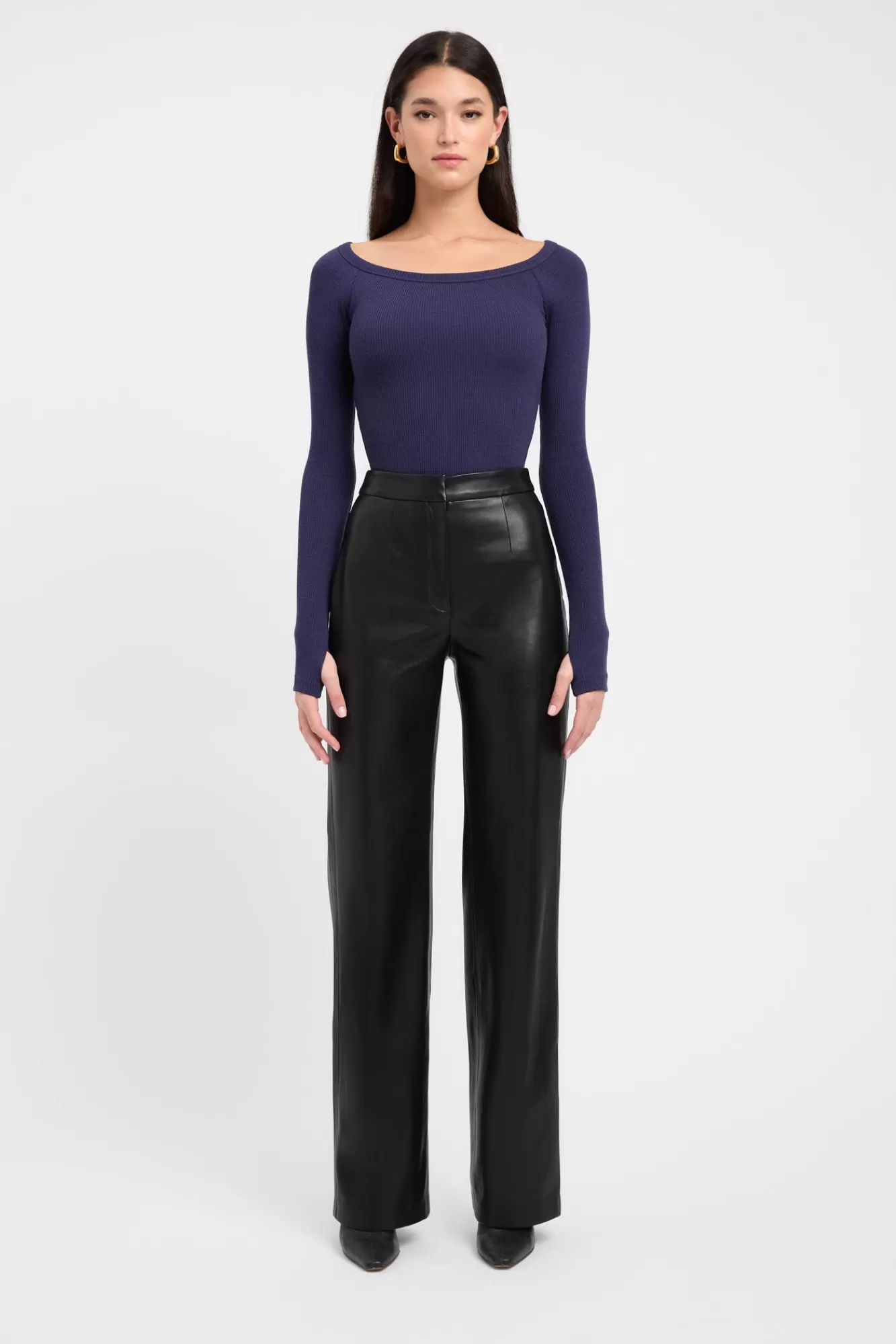 KOOKAÏ Haven Merino Wool Top Navy Night New